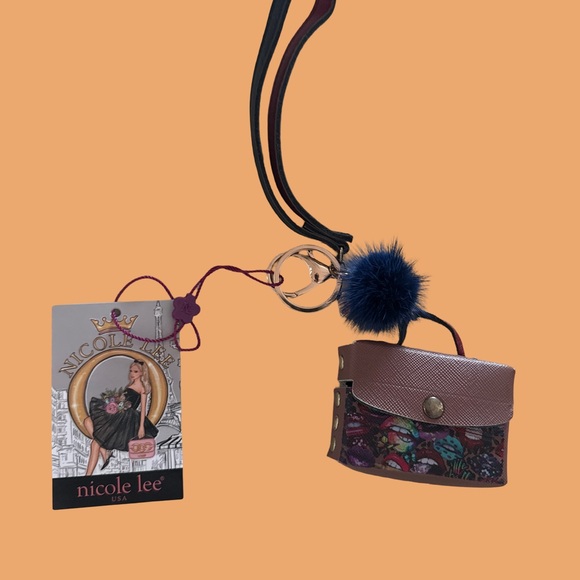 Nicole Lee Pink and Blue Keychain Accessory - Picture 1 of 1